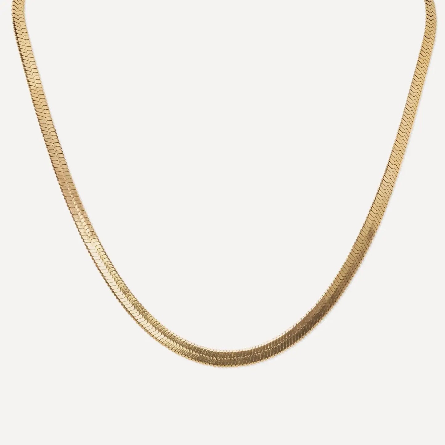 Nula Waterproof Gold Snake Chain Necklace