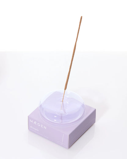 Dimple - Hand Blown Glass Incense Holder